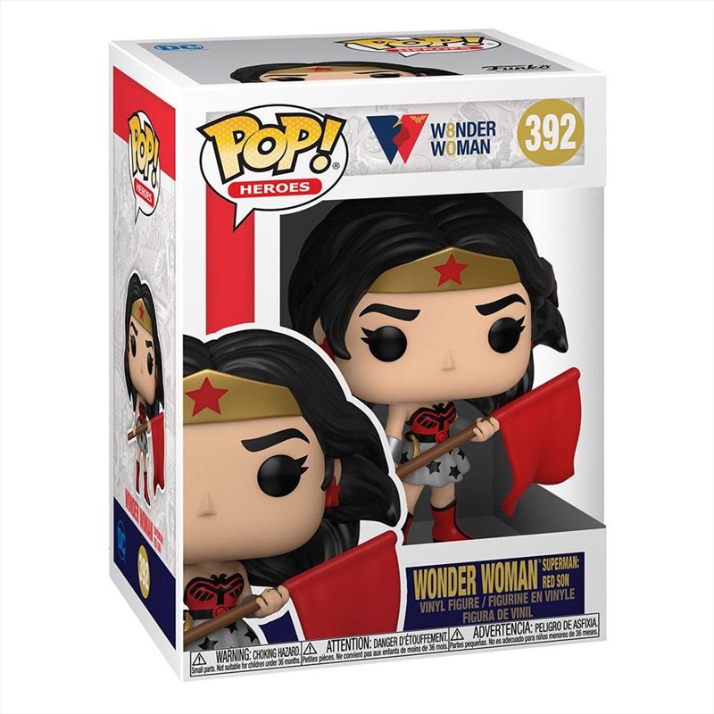Wonder Woman - Wonder Woman Red Son 80th Anniversary US Exclusive Pop! Vinyl/Product Detail/Movies