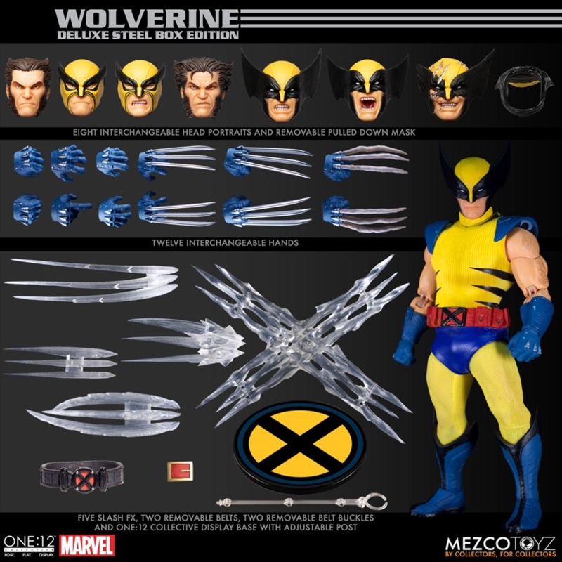 X-Men - Wolverine Deluxe Steel Box Edition 1:12 Scale Action Figure/Product Detail/Figurines