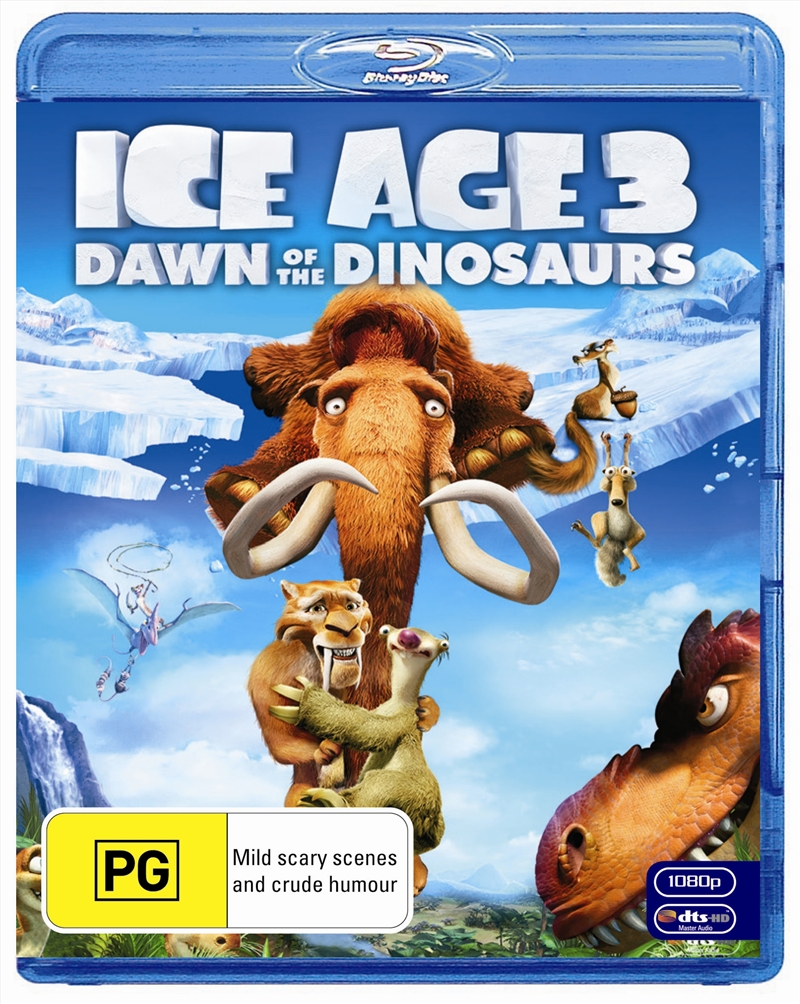Ice Age 3; Dawn Of The Dinosaurs Animated, Bluray Sanity