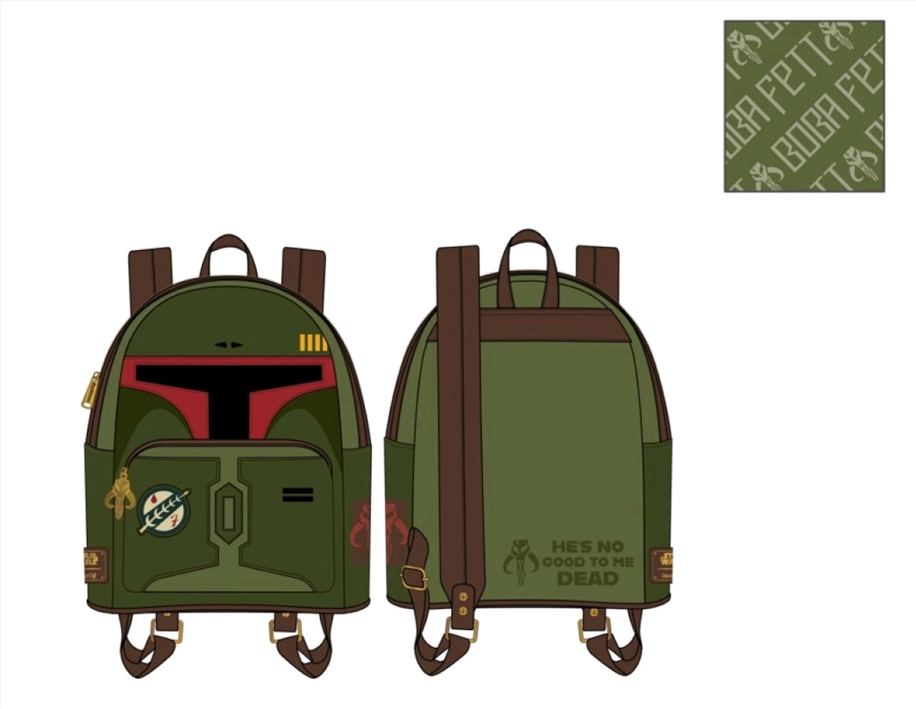 Loungefly - Star Wars - Boba Fett Mini Backpack/Product Detail/Bags