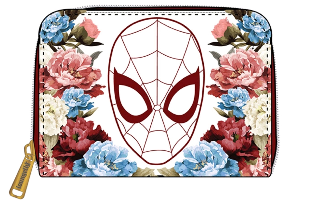 Loungefly - Spiderman Floral Zip Purse/Product Detail/Wallets