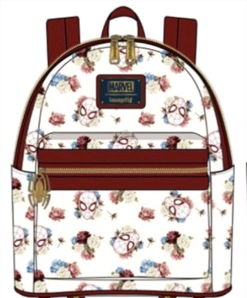 Loungefly - Spider-Man - Floral Mini Backpack/Product Detail/Bags