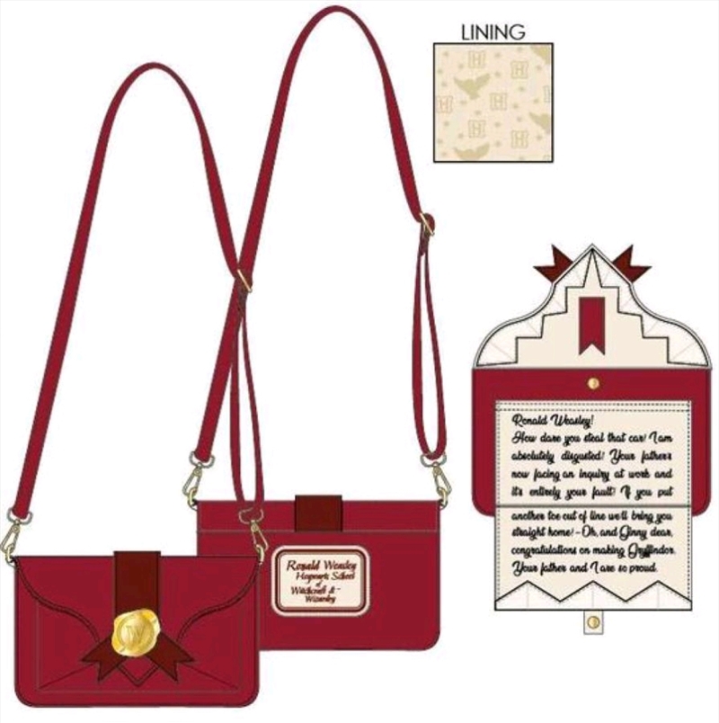 Loungefly - Harry Potter - Ron Weasley Howler Mail Crossbody/Product Detail/Bags