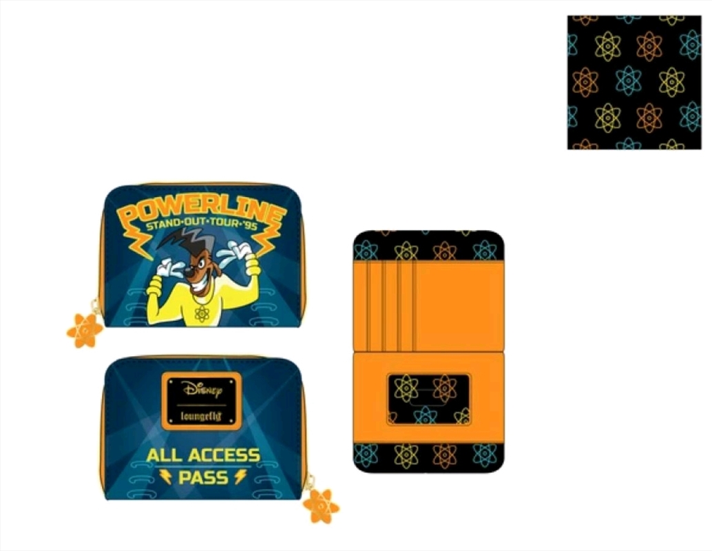 Loungefly - A Goofy Movie - Powerline All Access Pass Zip Purse/Product Detail/Wallets