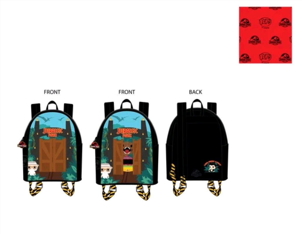 jurassic park gates mini backpack Loungefly  GeekCore adjustable straps We've Got New! The Latest
