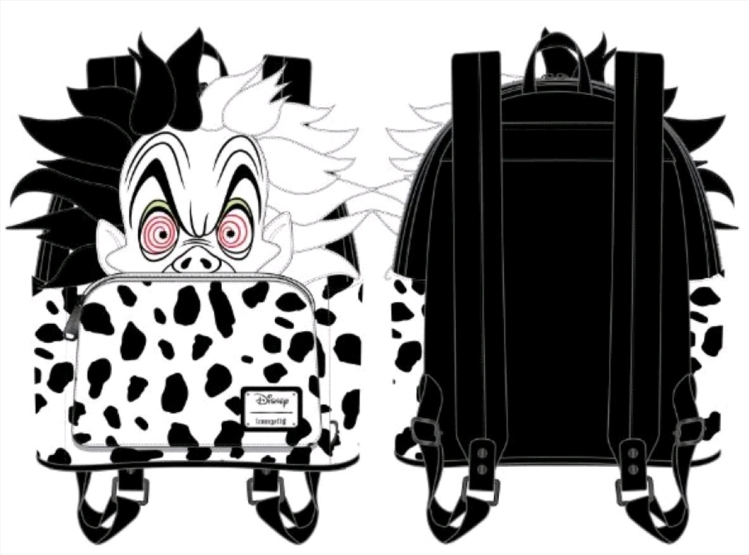 Loungefly - 101 Dalmatians - Cruella de Vil Spots Mini Backpack/Product Detail/Bags