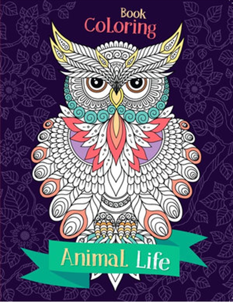 Adult Animal Colouring: Animal Life/Product Detail/Colouring