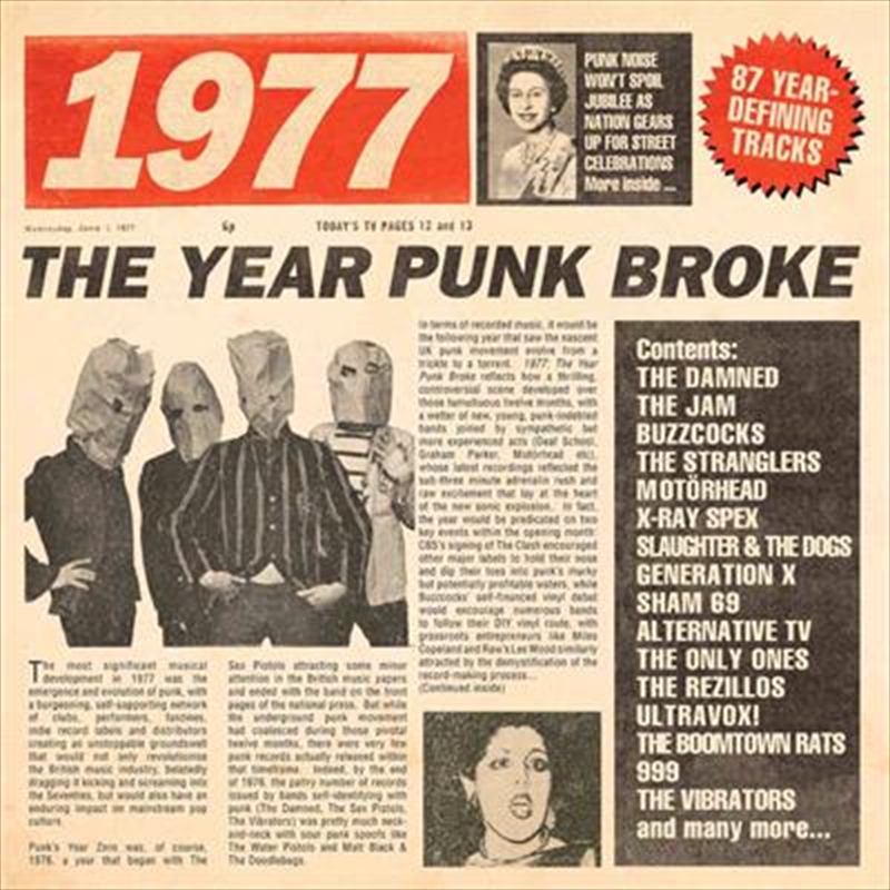 1977 - Year Punk Broke Boxset/Product Detail/Compilation