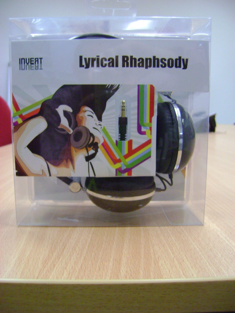 Lyrical Rhaphsody Invert Black/Product Detail/Headphones