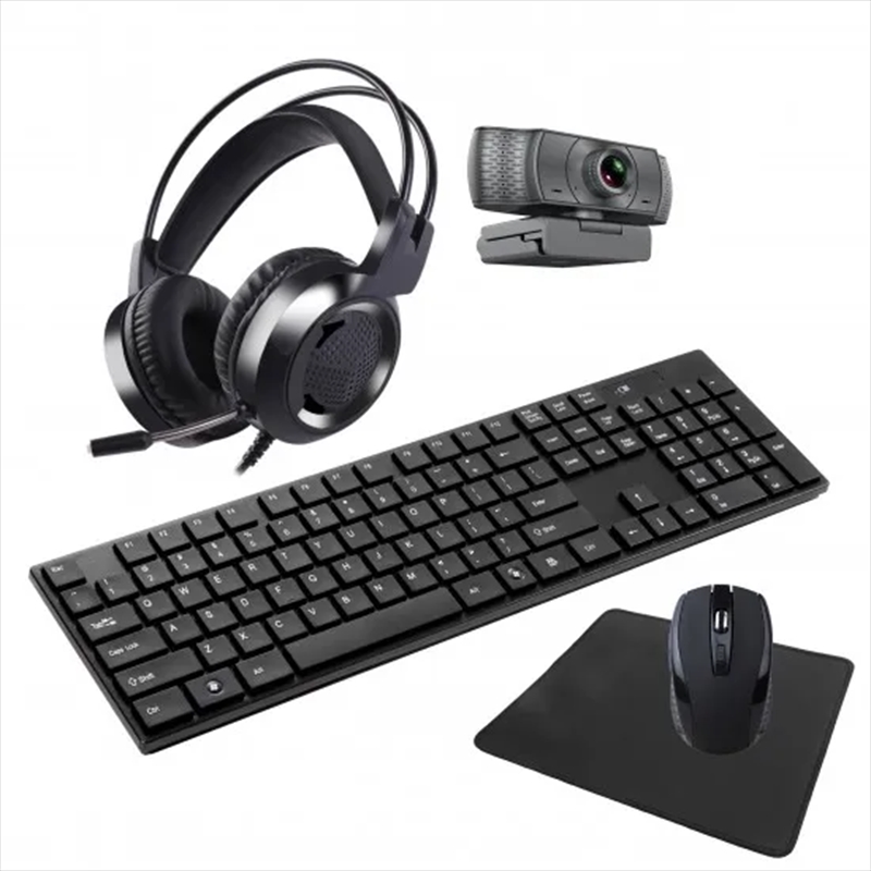 5 In 1 Wireless Keyboard Mouse Headset Webcam Combo/Product Detail/Computer Accessories