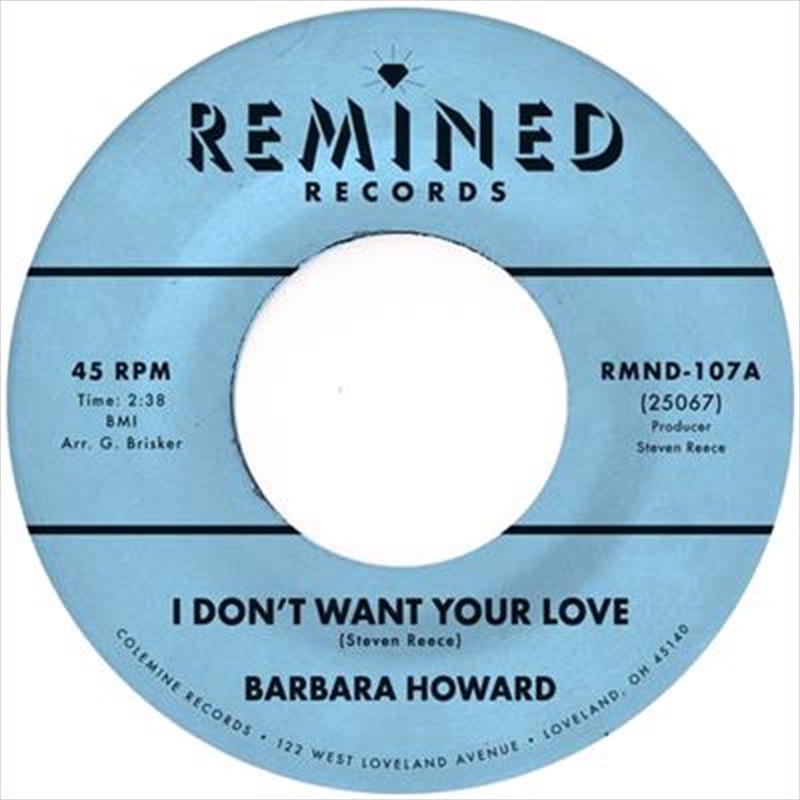 I Don't Want Your Love - Limited Edition/Product Detail/Soul