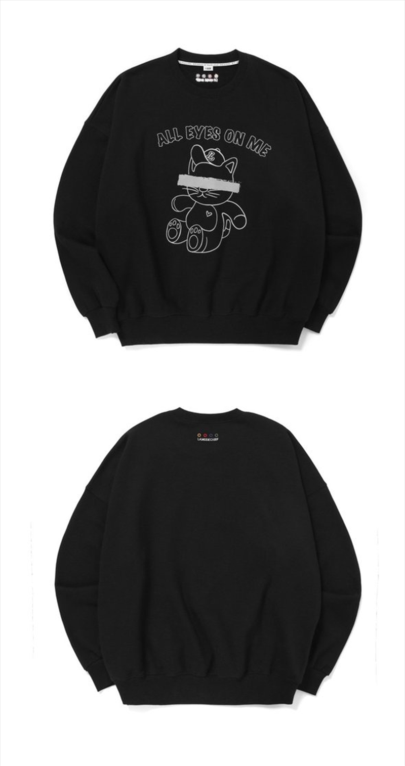 All Eyes On Me Black Sweatshirt Size M/L - Jungkook/Product Detail/Outerwear