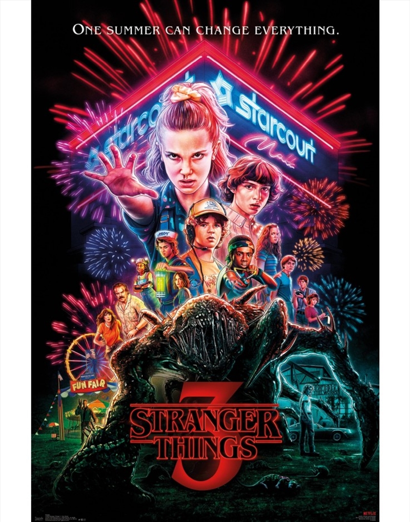 Stranger Things 3 One Sheet Poster/Product Detail/Posters & Prints