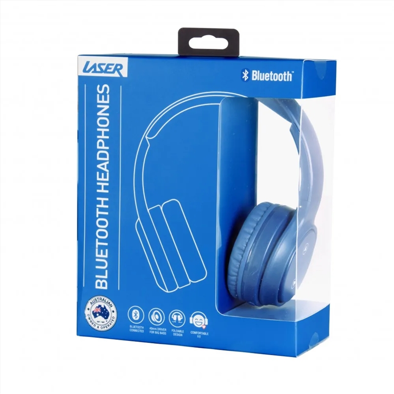 Laser Bluetooth Headphone On-Ear with Hands-Free Mykonos Blue/Product Detail/Headphones