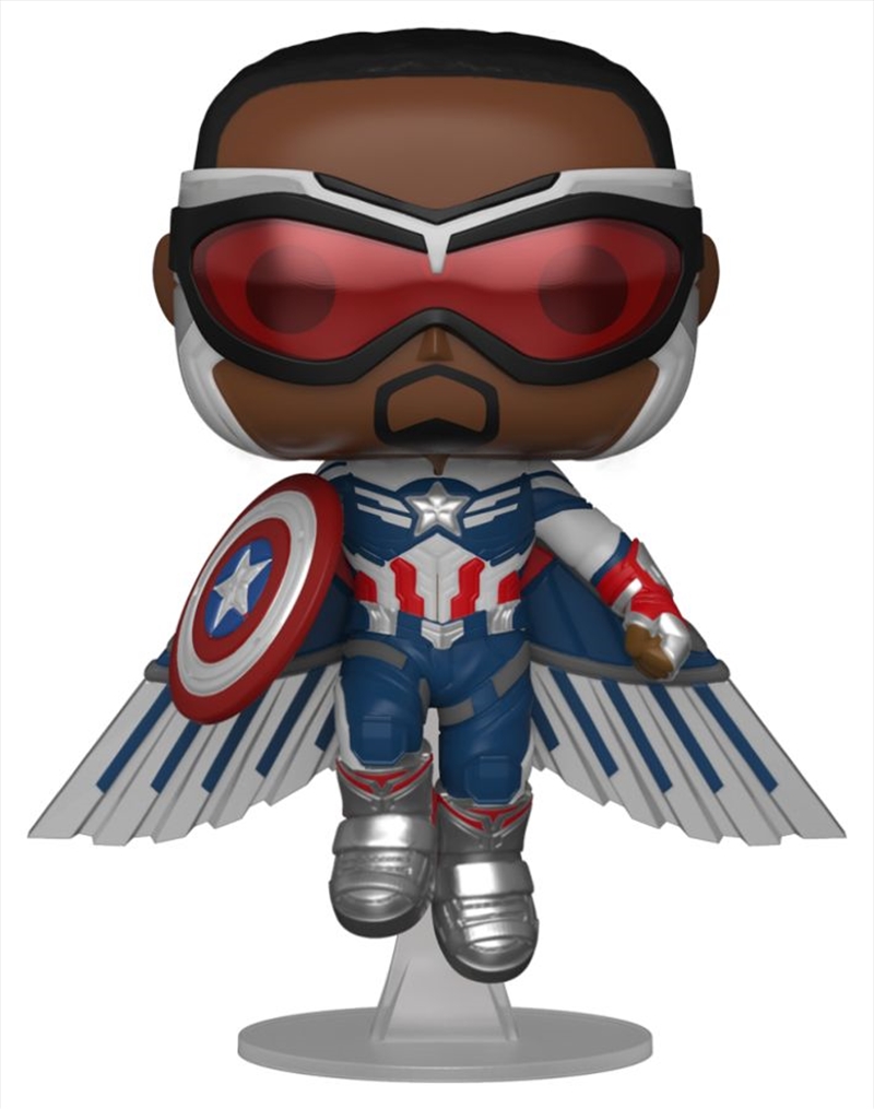 The Falcon and the Winter Soldier - Captain America Flying US Exclusive Pop! Vinyl [RS]/Product Detail/TV