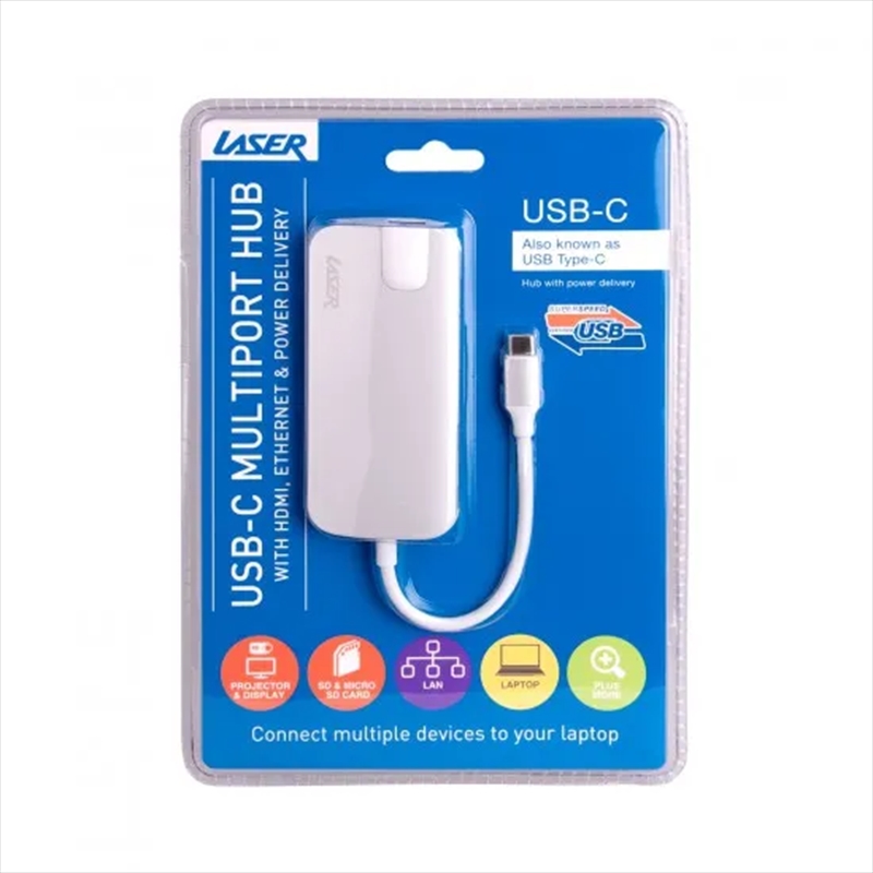 USB Type C Multi-Port Hub - USB-3.0 USB-C SD Card Reader HDMI Ethernet/Product Detail/Cables