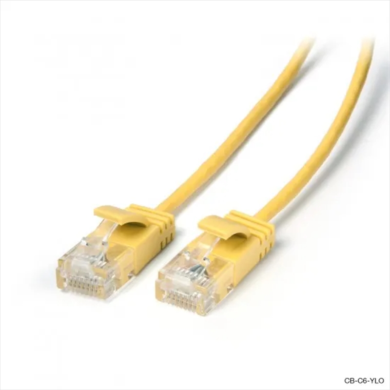 Ultra Slim Cat6 Network Cable Yellow 1M/Product Detail/Cables