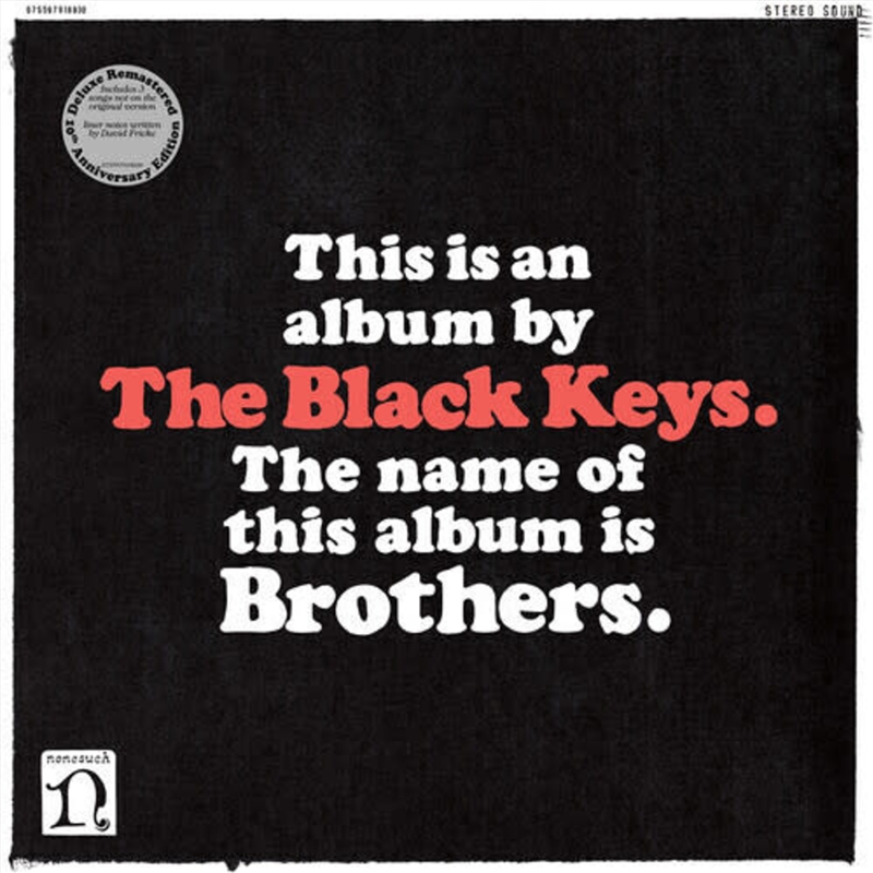 Brothers - Anniversary Edition/Product Detail/Rock
