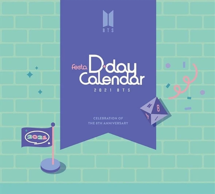 BTS - Festa D Day Calendar (CELEBRATION OF THE 8TH ANNIVERSARY)/Product Detail/Calendars & Diaries