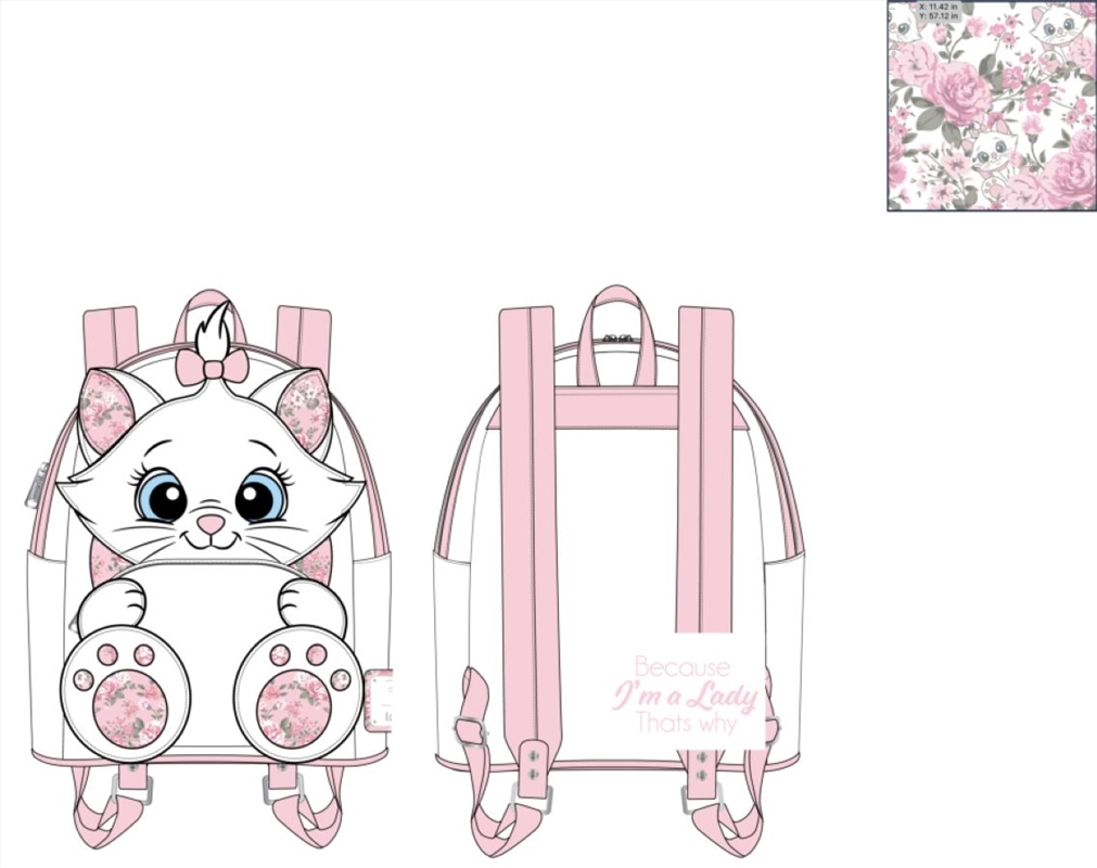 Loungefly - Aristocats - Marie Floral Frosty Mini Backpack/Product Detail/Bags