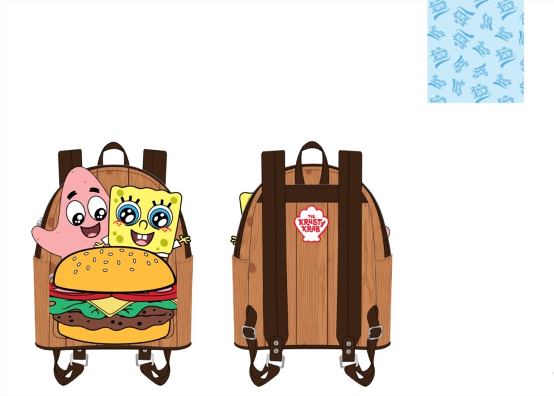 Loungefly - SpongeBob - Crabby Patty Group Mini Backpack/Product Detail/Bags