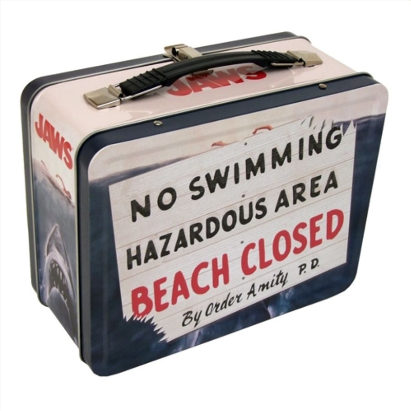 Jaws - Beach Closed Tin Tote/Product Detail/Lunchboxes