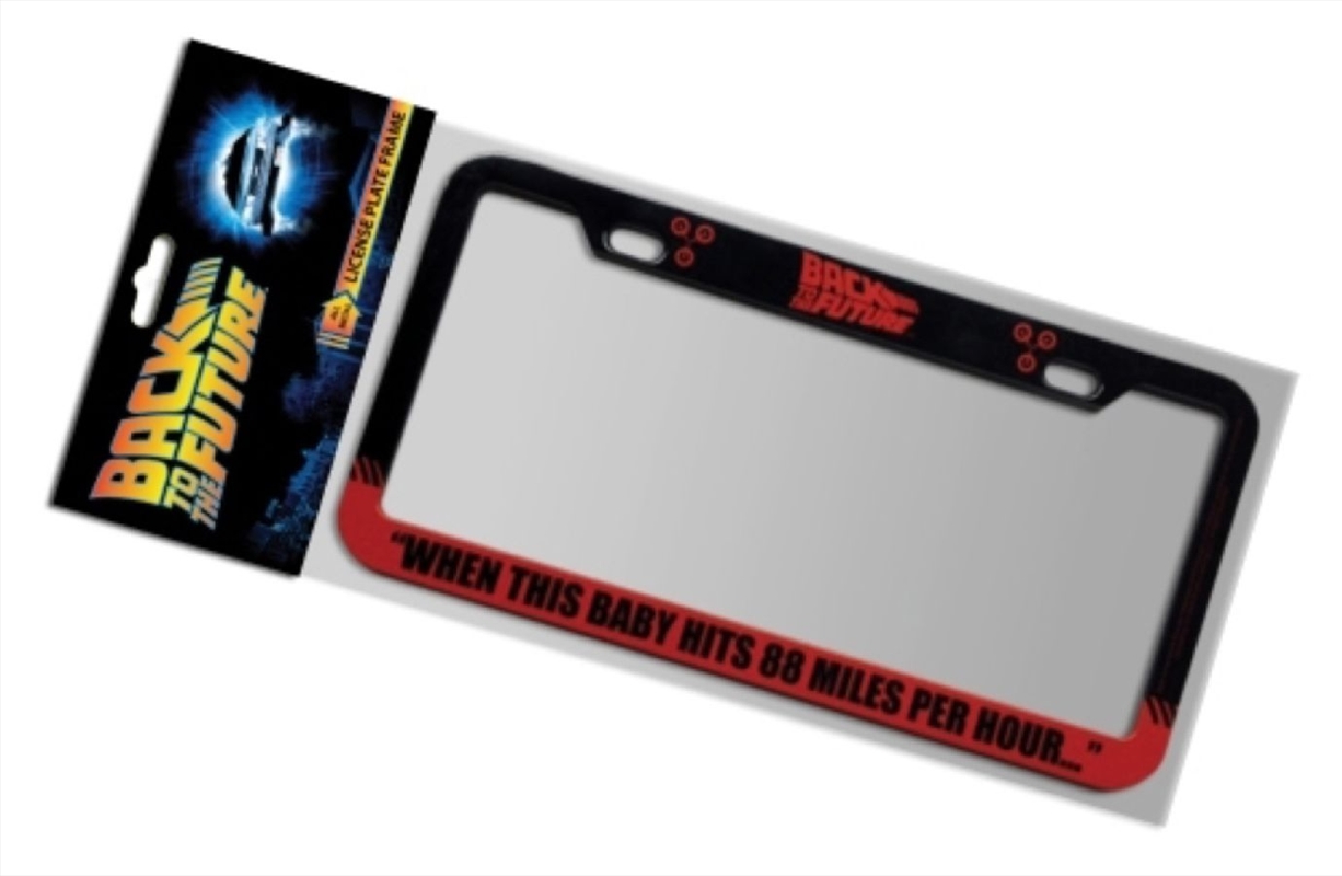Back to the Future - 88 MPH License Plate Frame/Product Detail/Homewares