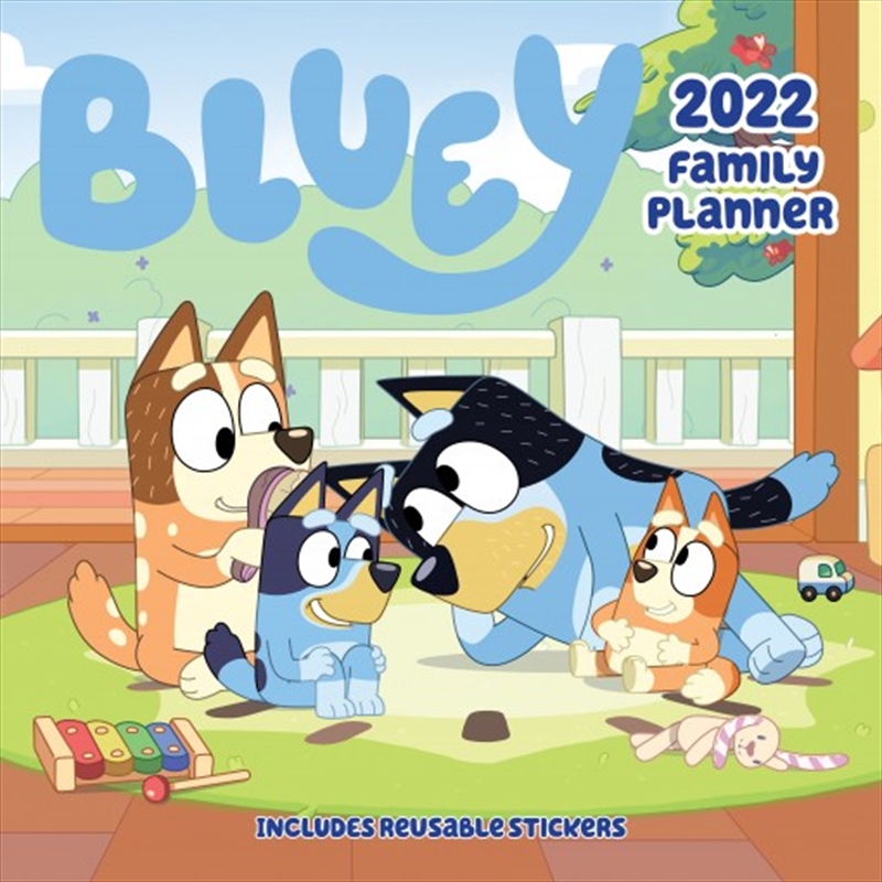Buy Bluey Family Planner 2022 Square Calendar Calendars Sanity