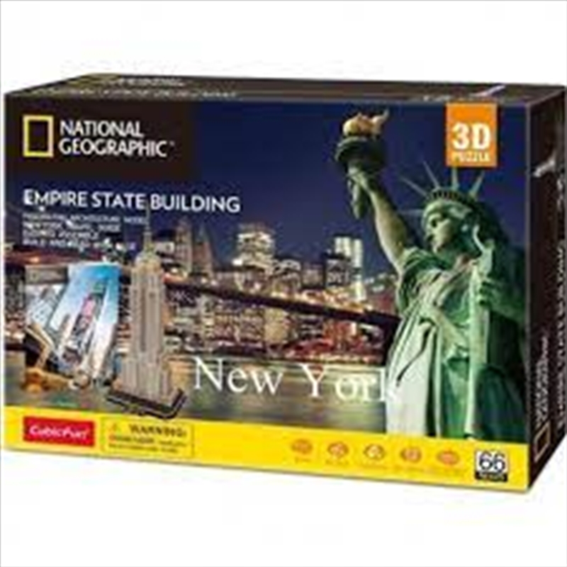 National Geographic - New York Empire State Building Puzzle  66 Piece/Product Detail/Destination