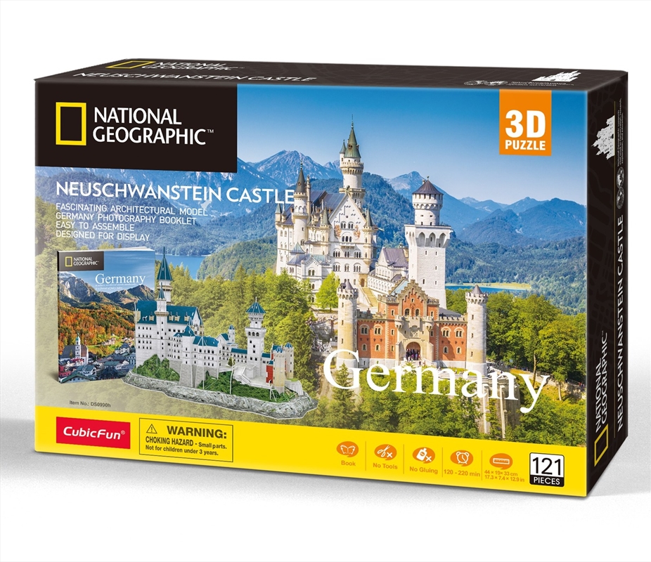 National Geographic Germany Neuschwanstein Castle - 128 Piece | Merchandise