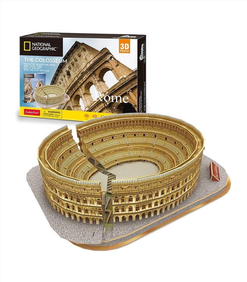 National Geographic Rome Colosseum 3D Puzzle 131 Piece/Product Detail/Destination