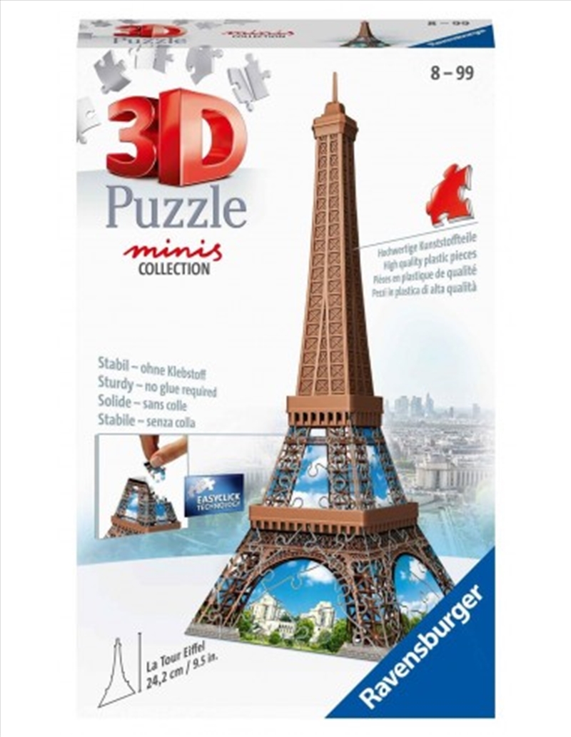 Ravensburger 3D Puzzle Minis Collection 54 Pcs Eiffel Tower | Merchandise