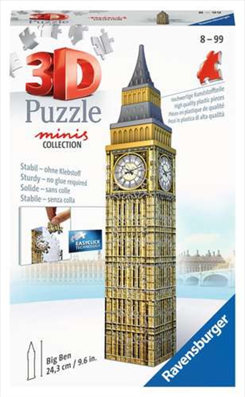 Big Ben Mini 3D 54 Piecce Puzzle | Merchandise