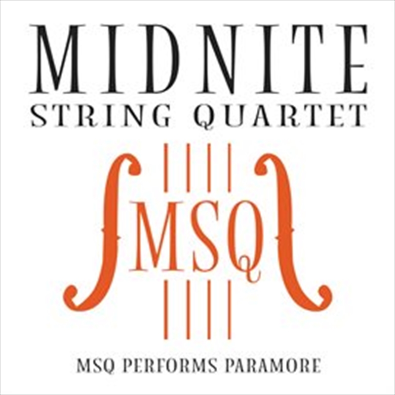 Msq Performs Paramore/Product Detail/Specialist