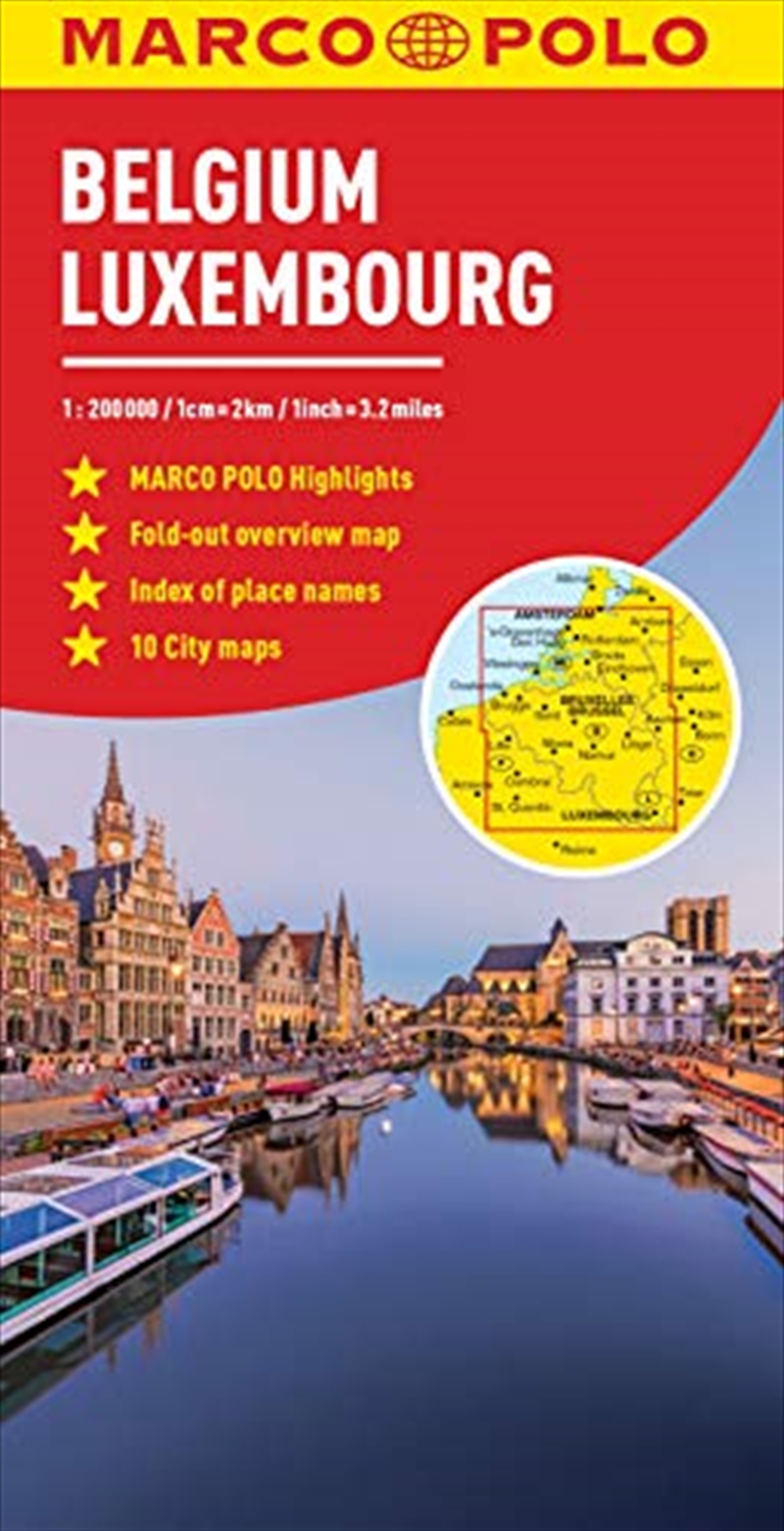 Belgium and Luxembourg Marco Polo Map (Marco Polo Maps)/Product Detail/Geography