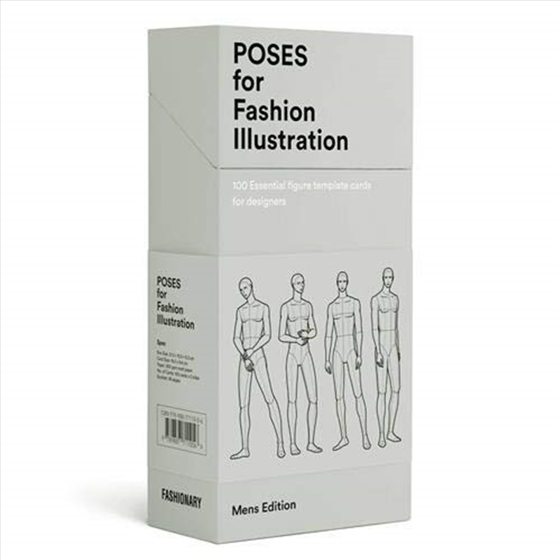 Poses for Fashion Illustration - Mens (Card Box)/Product Detail/Fashion & Style Guides