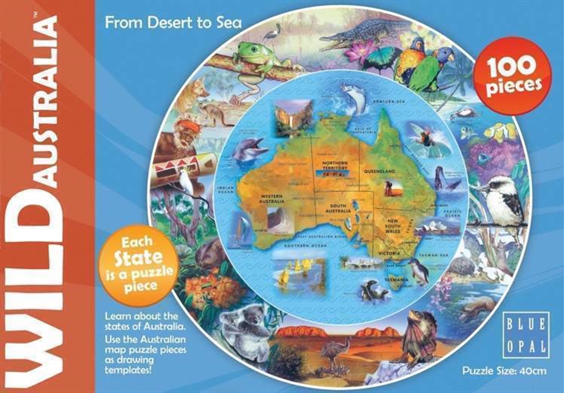 Wild Australia From Desert to Sea 100 Piece Puzzle | Merchandise