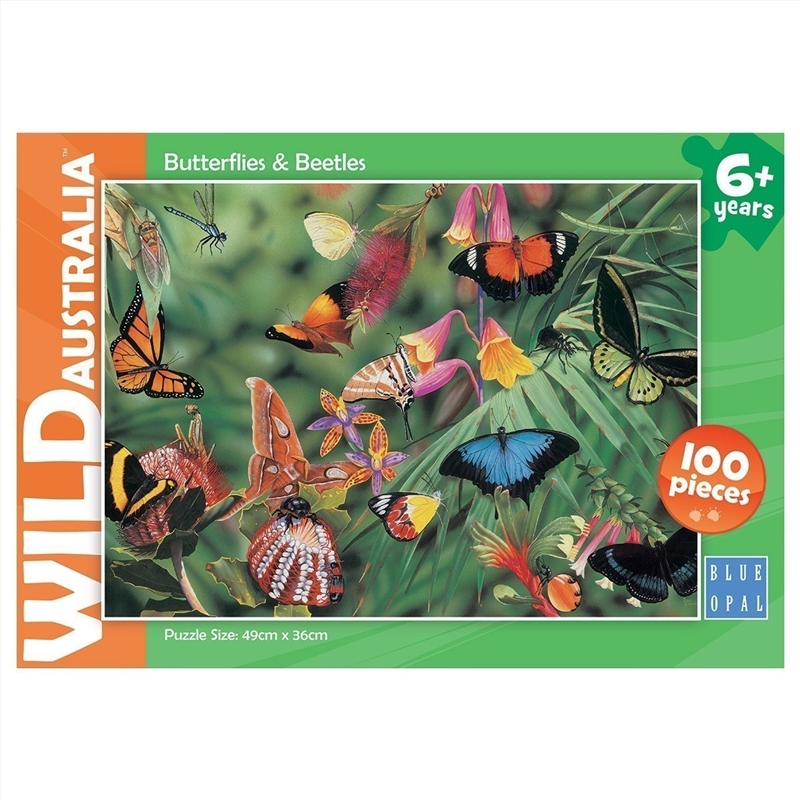 Butterflies And Beetles Wild Australia 100 Piece Puzzle/Product Detail/Art and Icons