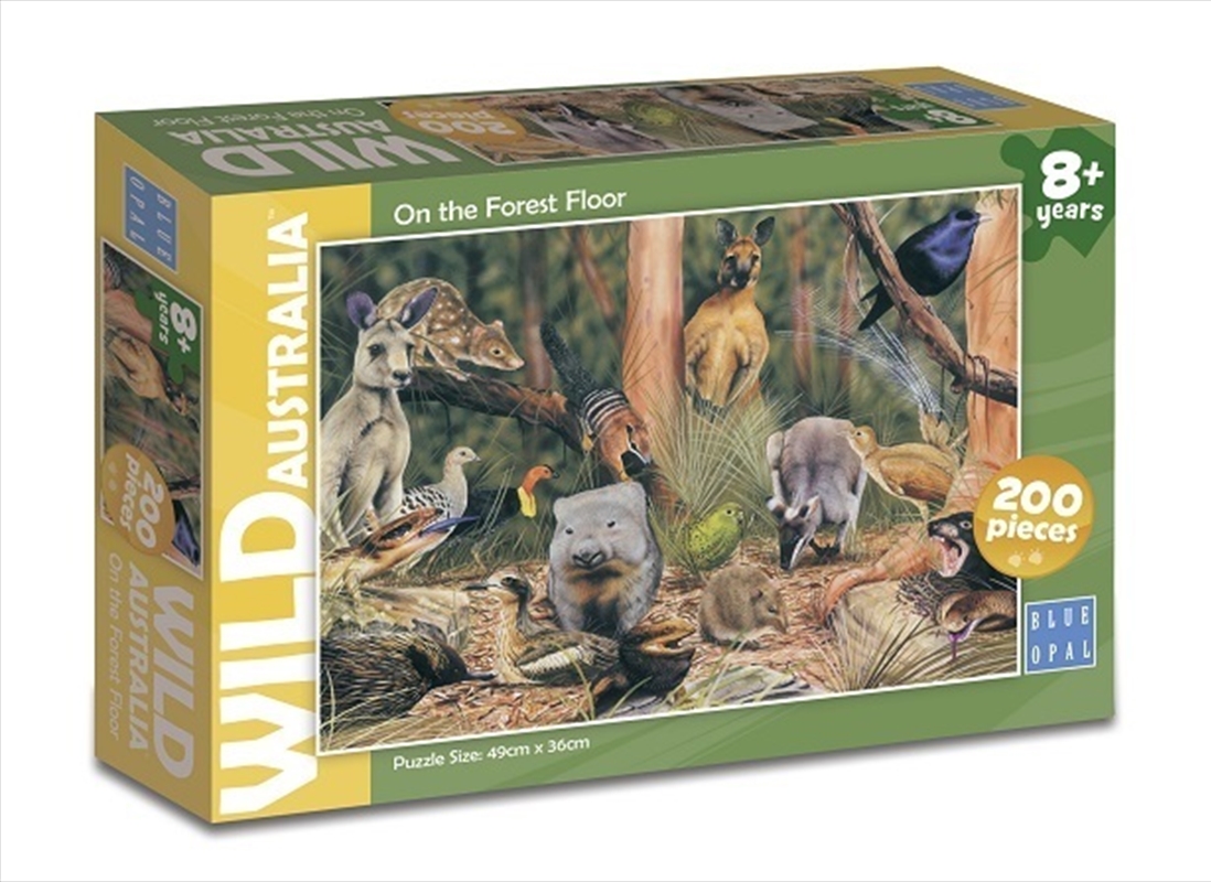 Wild Australia On the Forest Floor Puzzle 200pc/Product Detail/Art and Icons