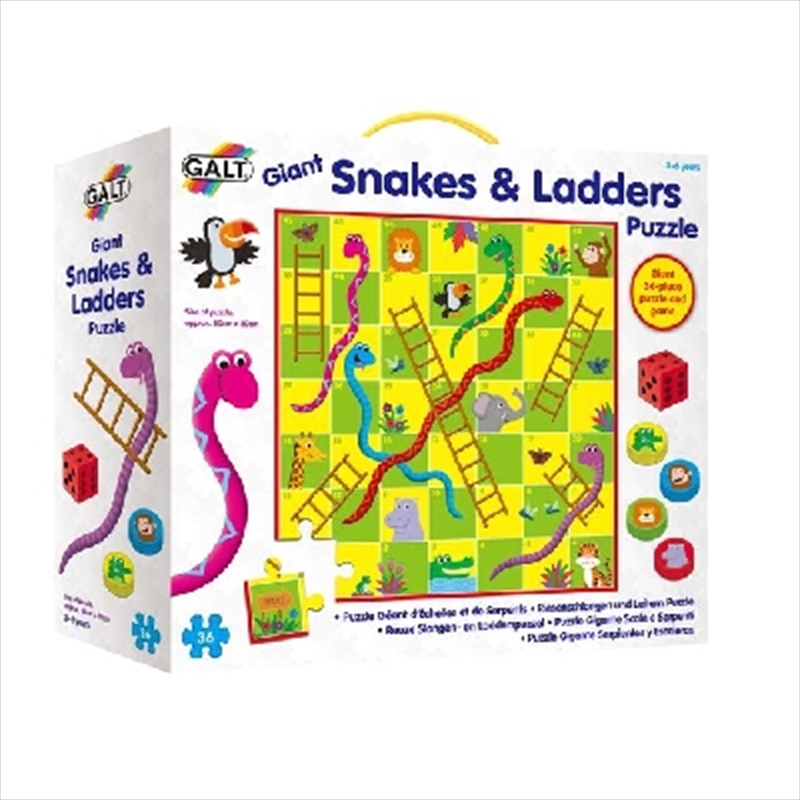 Giant Snakes And Ladders Puzzle 36pc/Product Detail/Education and Kids
