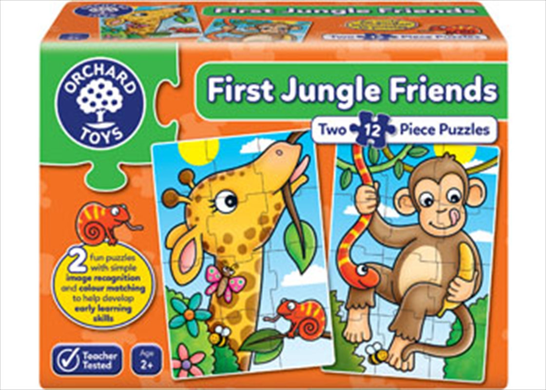 Orchard Jigsaw - First Jungle Friends 2 x 12 pc/Product Detail/Education and Kids