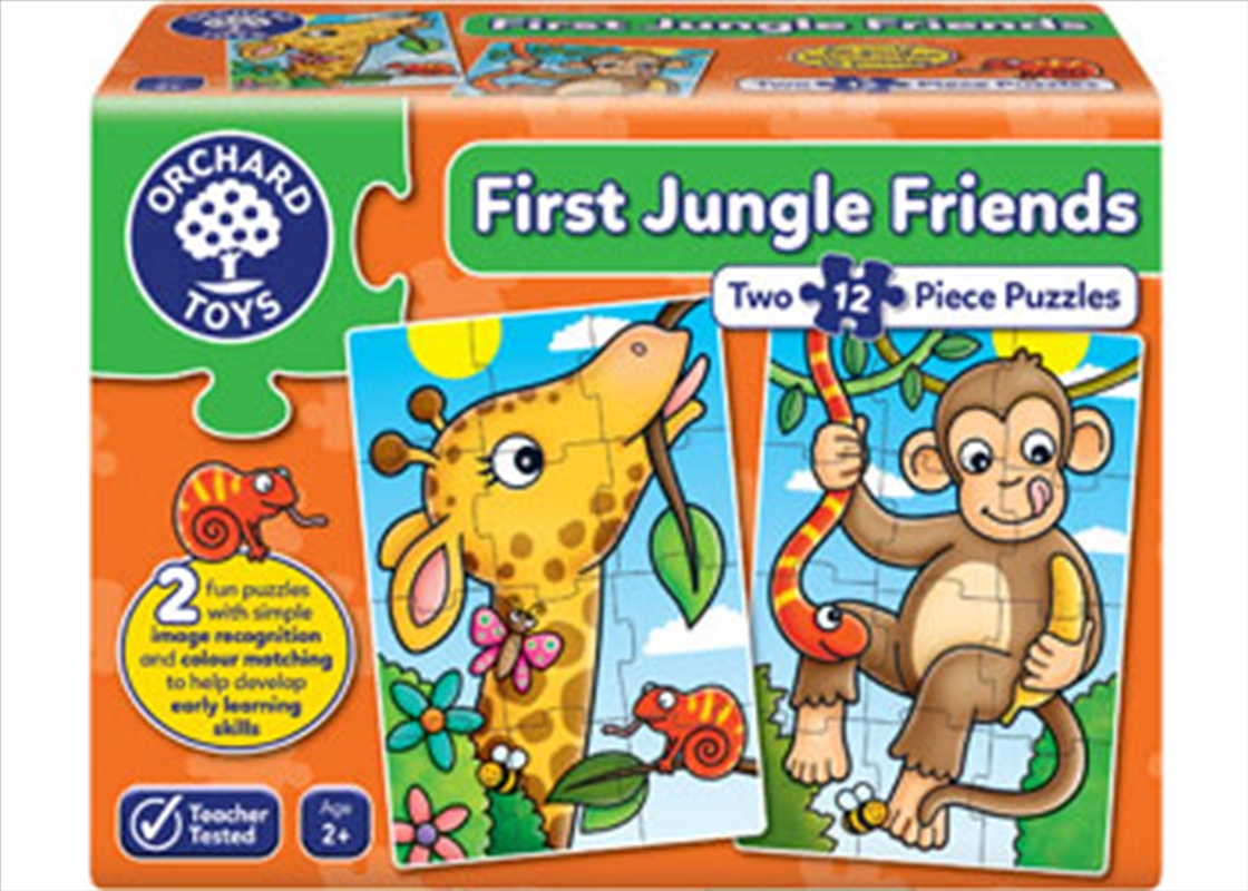 Orchard Jigsaw - First Jungle Friends 2 x 12 Piece/Product Detail/Education and Kids