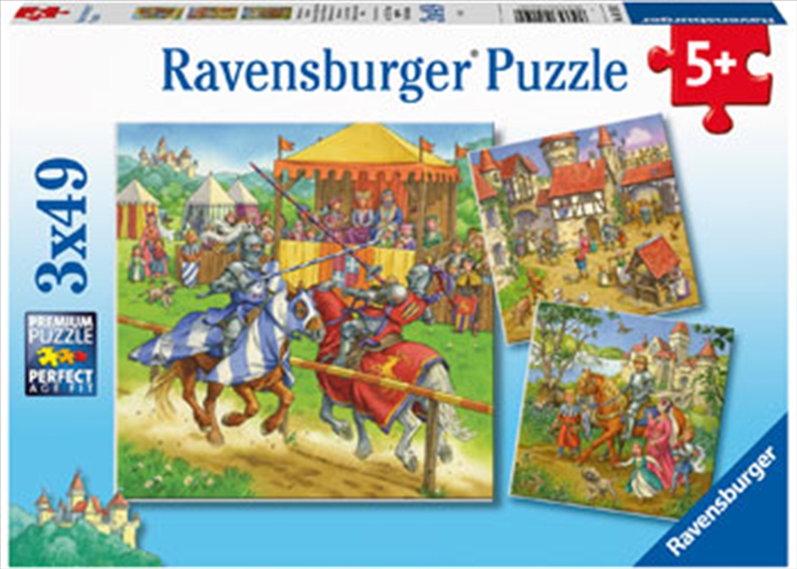 Life Of The Knight 3 X 49 Piece Puzzle/Product Detail/Education and Kids
