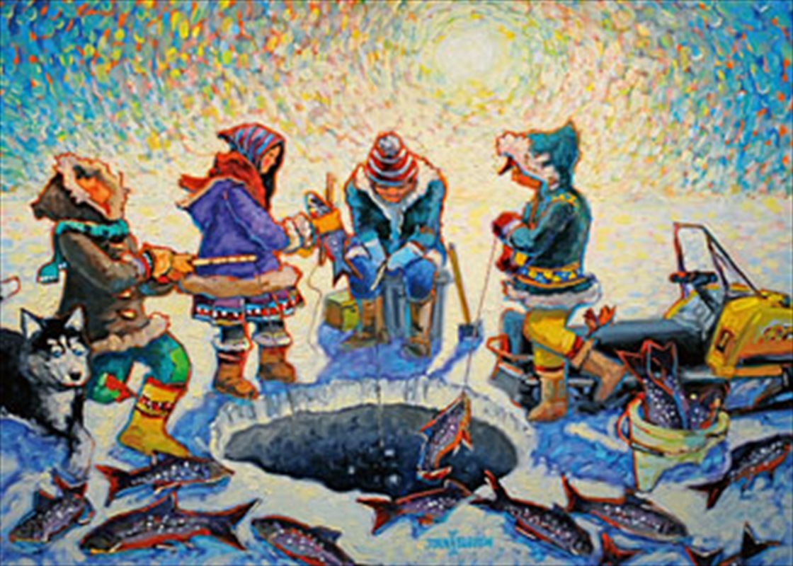 Ice Fishing Puzzle 1000pc/Product Detail/Nature and Animals