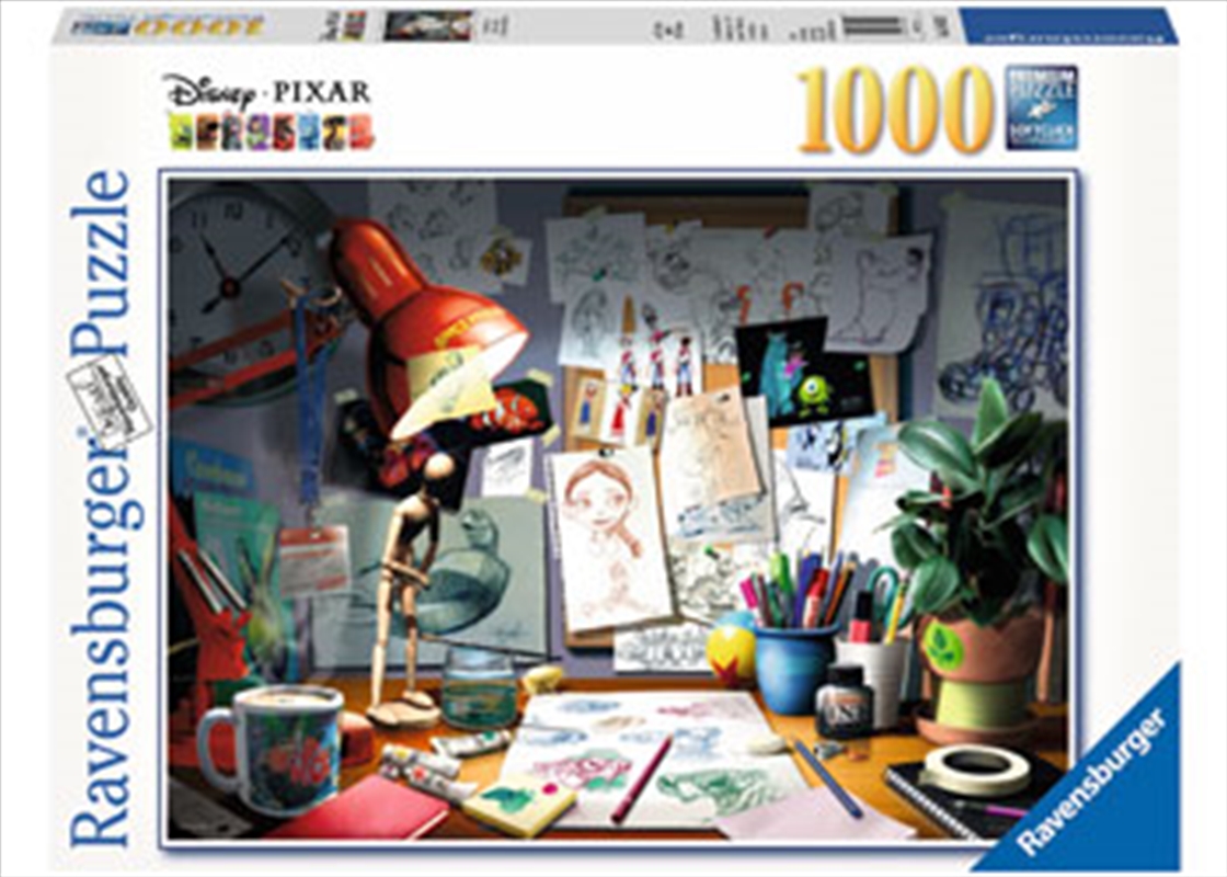 Disney Pixar The Artists Desk 1000pc Puzzle/Product Detail/Film and TV