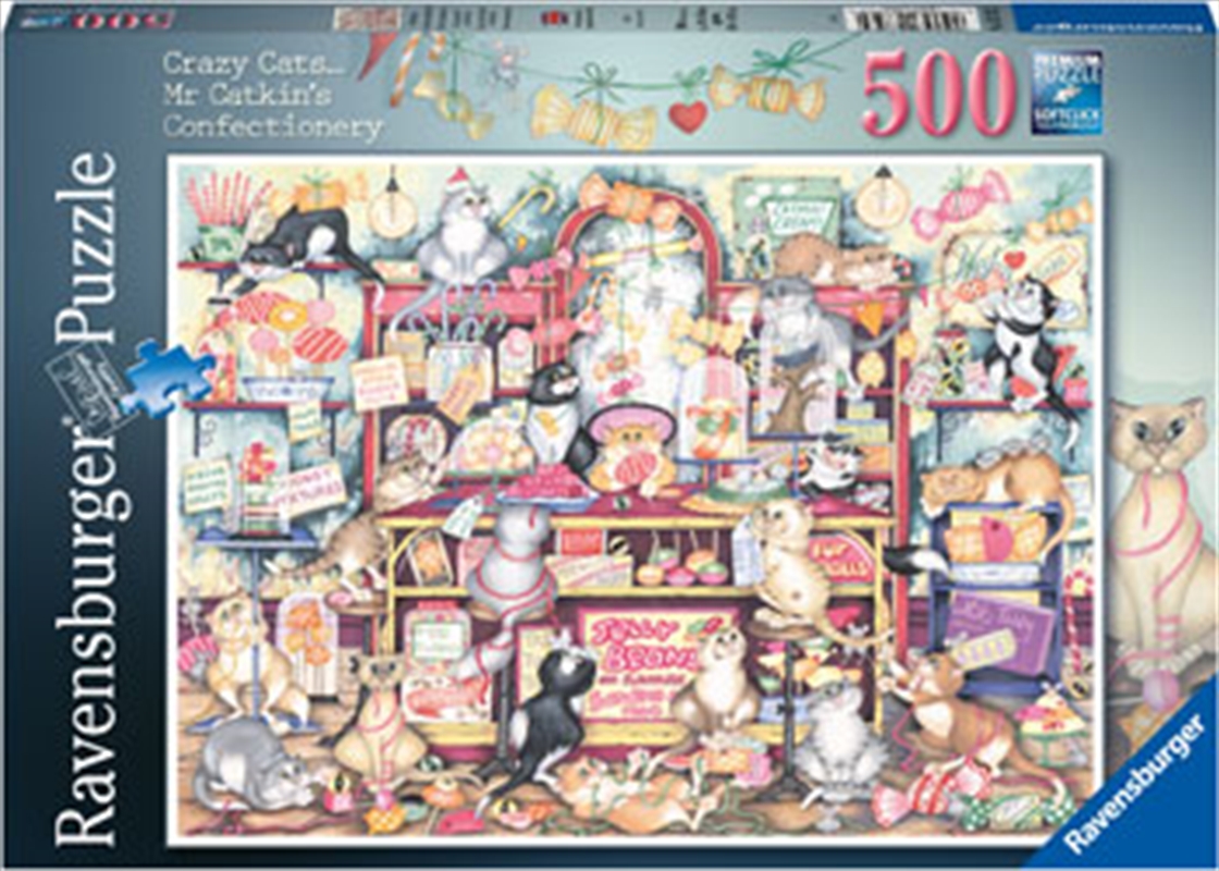 Mr Catkins Confectionery 500pc Puzzle/Product Detail/Art and Icons
