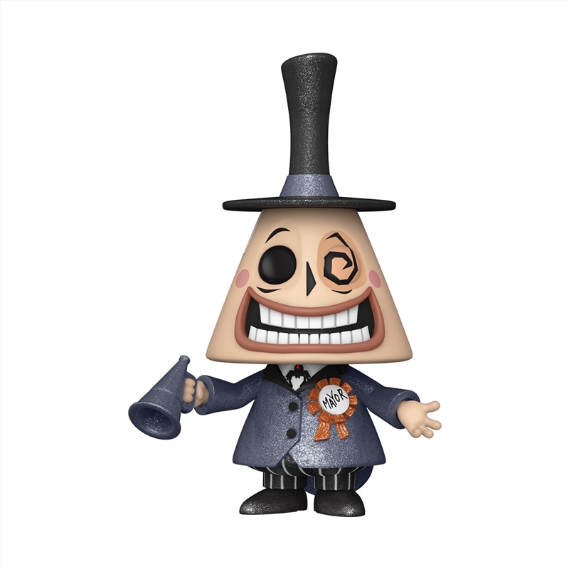 The Nightmare Before Christmas - Mayor w/Megaphone US Exc Diamond Glitter Pop! [RS]/Product Detail/Movies