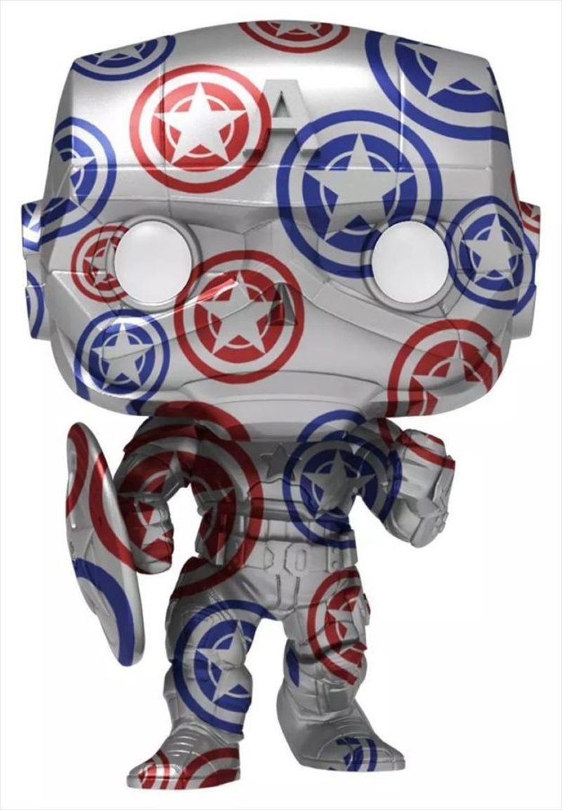 Avengers (Video Game 2020) - Captain America Patriotic Age (Artist) US Exc Pop! w/Protector [RS]/Product Detail/Standard Pop Vinyl