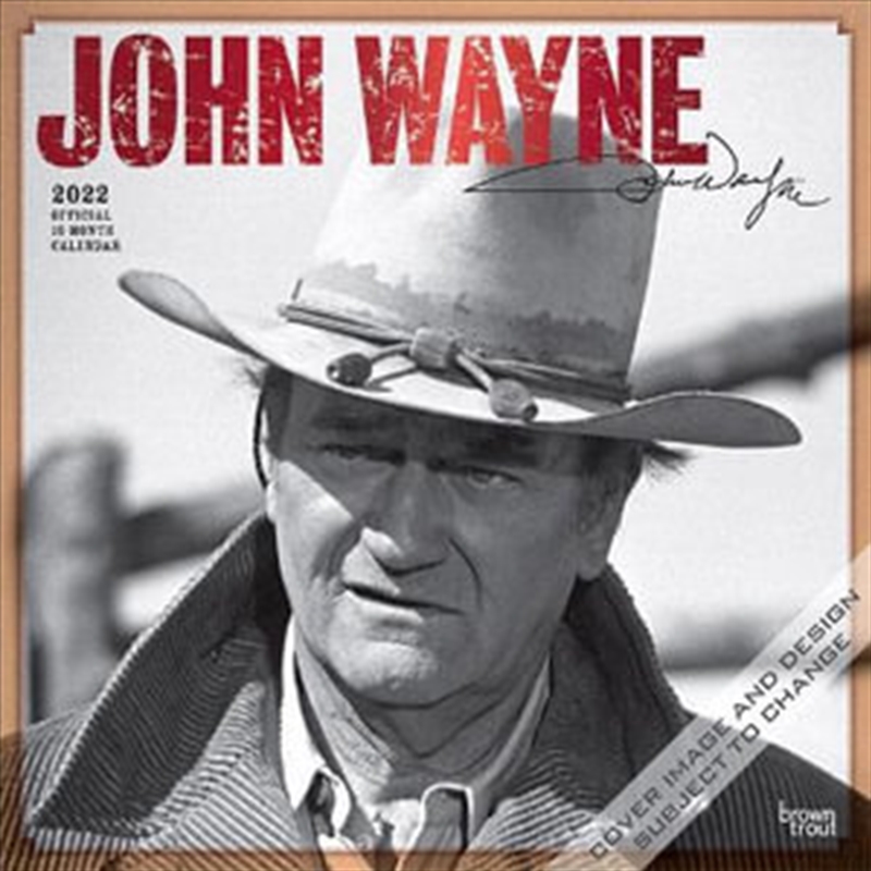 John Wayne 2022 Square Foil/Product Detail/Calendars & Diaries