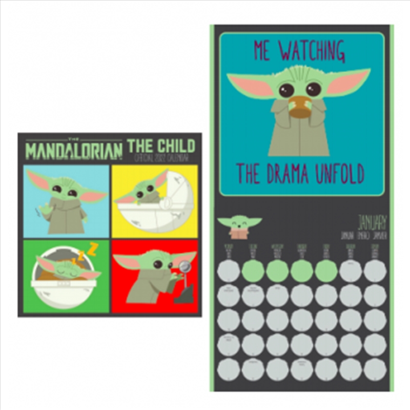 Star Wars The Child 2022 Square Wall  Calendar | Merchandise